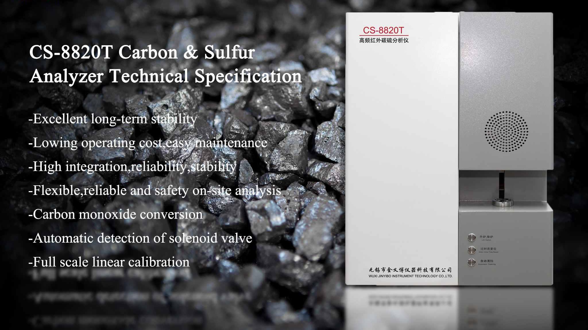 Analizador de carbono y azufre CS-8800T: breve introducción