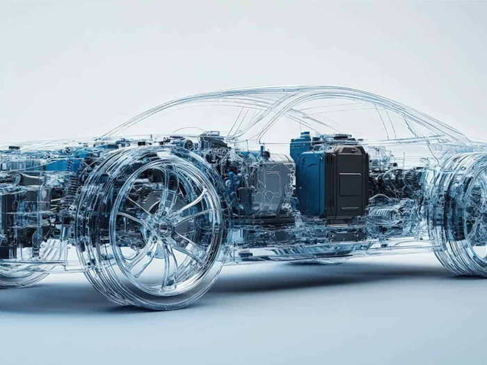 Componentes automotrices de combustible y vehículos eléctricos