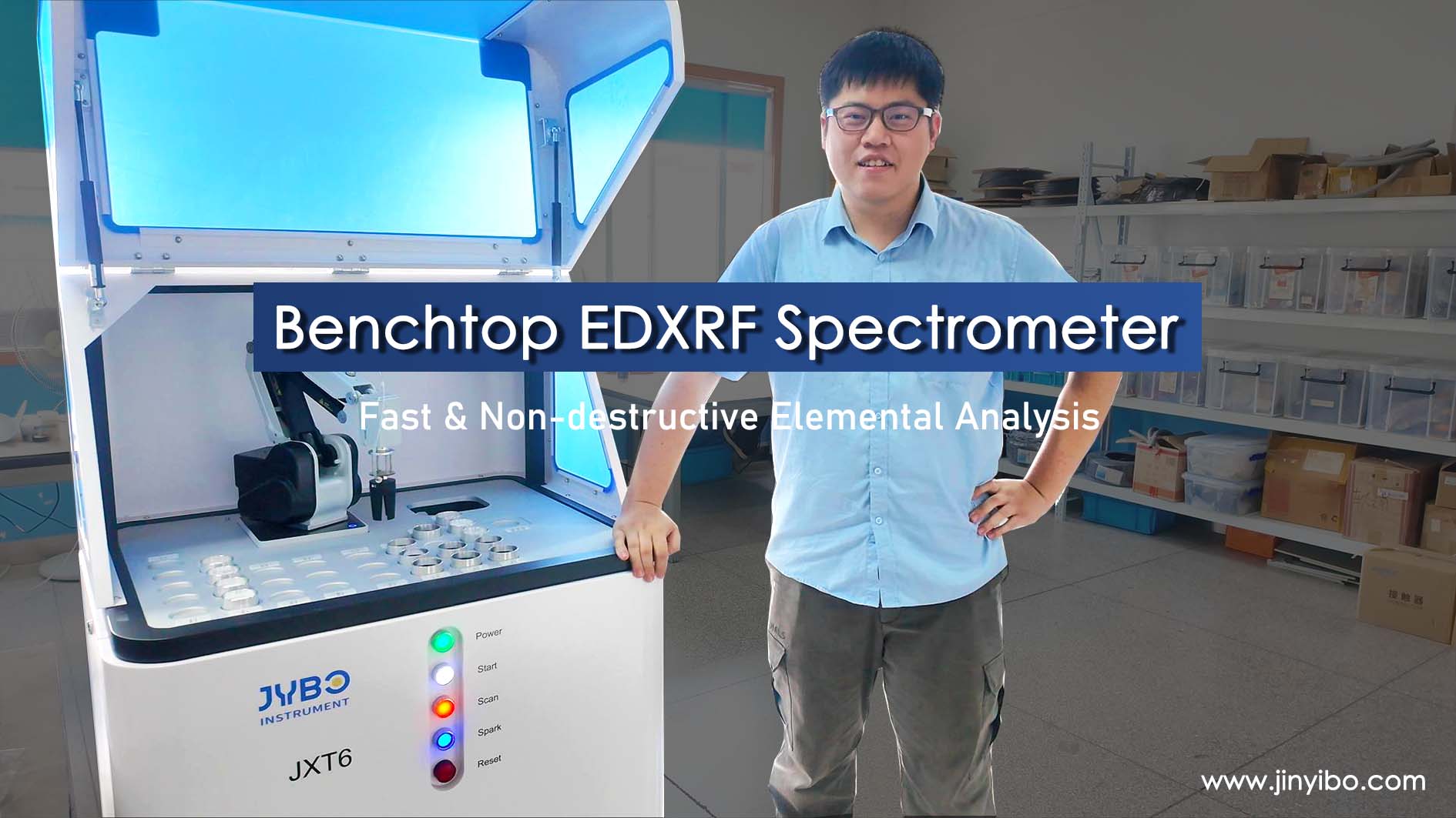 Espectrómetro EDXRF de sobremesa: Análisis elemental rápido y no destructivo (método FP)